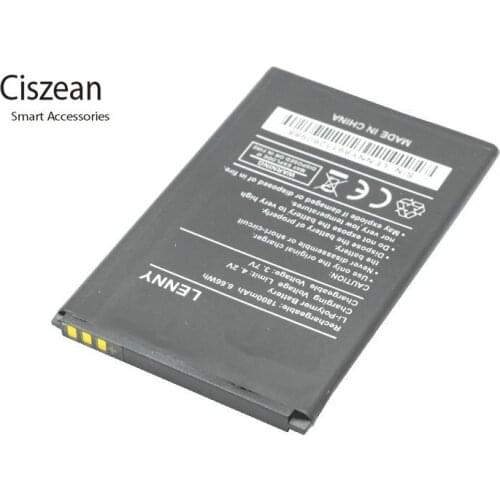 Ciszean 10x New 3.7V 1800mAh Replacement lenny Battery For Wiko LENNY Batterie Bateria Batterij Cell Phone Batteries