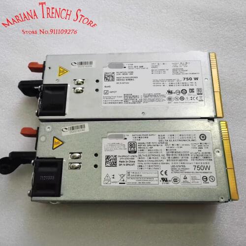 Original PSU for DELL R510 R710 server redundant power supply DPS-750TB-1 A D750P-S0 FN1VT MAX 750W