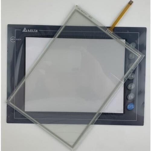 DOP-A75CSTD 8 Inch Touch Screen Glass + Membrane Film for Delta HMI Panel repair~do it yourself, Have in stock