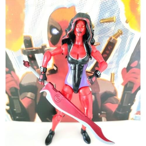 ML Legends Comic Super Hero Red She-Hulk Hulkettes Hit Monkey Series 6" Action Figure Figurine Toy Doll