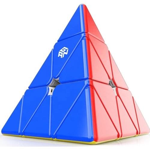 GAN Pyramid M Enhanced Core Positioning GES+ Magnetic 3x3x3 Speed Cube Stickerless 3x3 Magic Cube Puzzle Kids Toys For Children