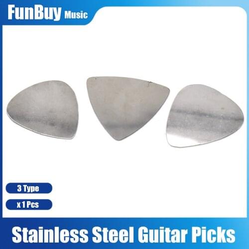 Stainless Steel Guitar Pick Heart Jazz Triangle Shape for Choose Guitarra Plectrums for Acoustic Electric Guitar Bass