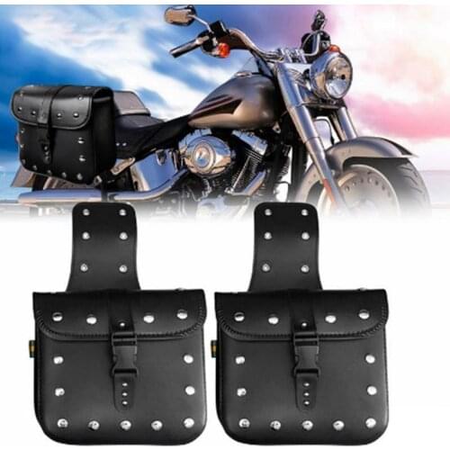 For Sportster Motorcycle Saddle Bags For XL883 XL1200 Pu Leather Side Tool Bag Luggage Waterproof bag Side Bags Knight bags