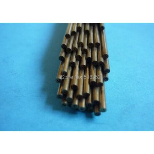 2.7mmx500mm Multihole Ziyang Brass Electrode Tube for EDM Drilling Machines