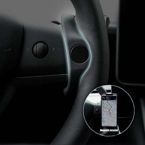 Model 3 Y Steering Wheel Control Booster Counterweight Ring Automatic FSD Assisted Driving Compatible For Tesla Model Y 3