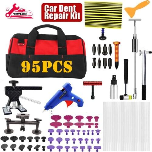 Car Paintless Dent Repair Car Dent Puller kit Dent Hail Damage Remover Puller Lifter Tools Kit for Car Body Dent Repair
