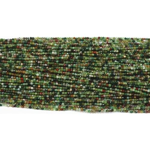 Natural indian carnelian stone onyx agat 2mm 3mm new stone round faceted loose beads fashion diy jewelry 15" B478