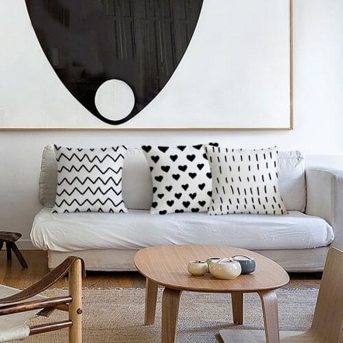 Cushion Cover Geometric Decorative Pillows For Living Room Sofa Nordic Pillow Cover For Home Decor Housse De Coussin 45*45
