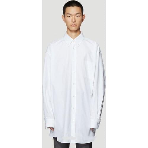 New Fashion Shirt Personalized Large size customizatio Loose simple long-sleeved shirt