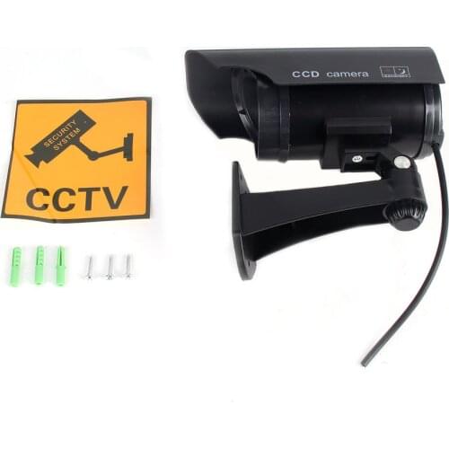 2021 NEW Dummy Fake Camera Solar Power Imitation High Simulation CCTV Camera Outdoor Monitor Waterproof Surveillance Camera