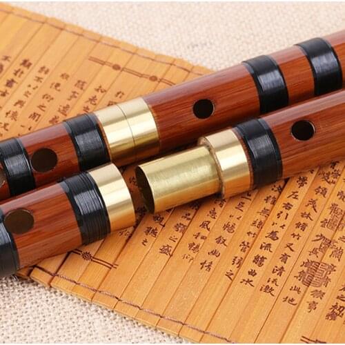 New Traditional Chinese Musical Instrument Handmade Bamboo Flute G/F/E/D/C Key Dizi +Flute Bag+Flute Glue+Flute Membrane Piccolo
