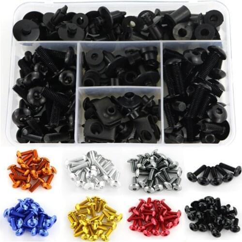 Fit For Honda CBR500R CBR600F CBR650F CBR650R CBR 1000RR CBR 600RR M5 M6 Fairing Clips Complete Full Fairing Bolts Kit Bolts