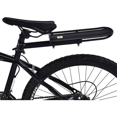 Adjustable Length Bicycle Rear Shelf Aluminum Alloy Scalable Design Luggage Equipment Seat Carrier Accessories Easy to install