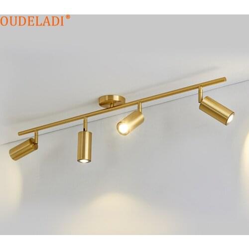 LED Ceiling Lights Living room Lamp Gold Black Nordic Lighting For Kitchen Aisle Spot light Surface mounted