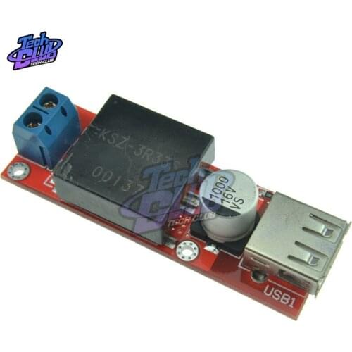 KIS-3R33S 30488 5V 3A USB Output Converter DC 7V-24V to 5V Step Down Buck KIS3R33S Module Overcurrent Protection Board 340KHz