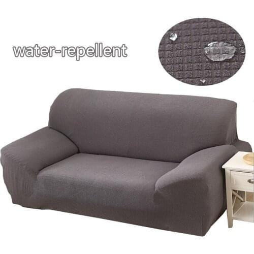 Waterproof Solid Color All Sofa Cover Elastic Slipcovers Stretch Towel Corner Covers for Living Room Home Decor