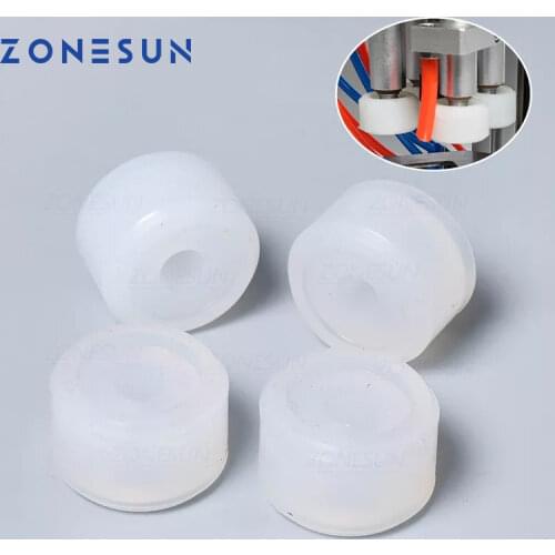 ZONESUN Friction Wheels Rubber Pad Capping Chuck Head For XLSGJ-6100 Medical Bottle Capping Machine Cosmetic Perfume Juice