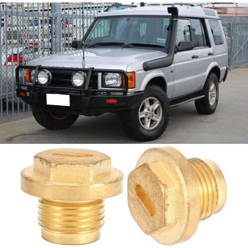 2pcs Differential Diff Brass Filler Drain Plugs with Seal Ring Fit For Land Rover All Discovery 2 Td5 & V8 models