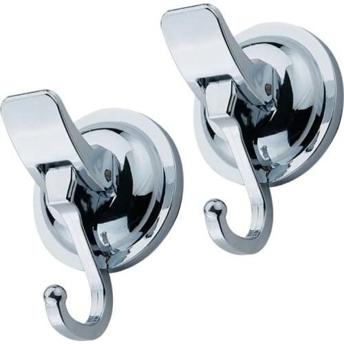 2PCS TPU Traceless Hanger Heavy Duty Vacuum Suction Cup Hooks for Home Bathroom 16FC