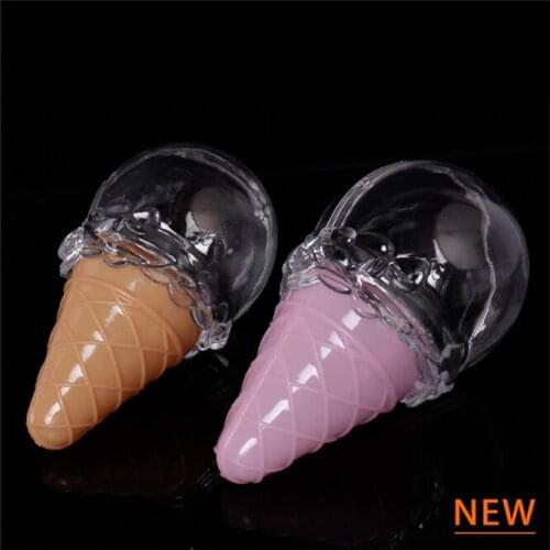 20PCS Transparent Creative Ice Cream Shape Plastic Candy Box Cute Birthday Party Weedding Supply kids Gift Chocolate Boxs