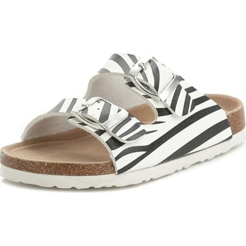 Slippers Casual Beach Shoes Slides Low Luxury Sabot Summer Flat Hoof Heels Rome PU Scandals Fabric Low Slippers Women Summer Lux