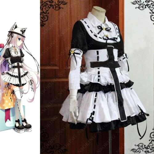 Nekopara Cosplay Vanilla maid Costume Any Size