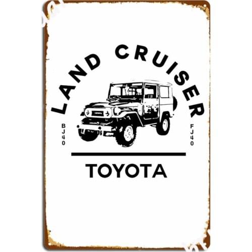 Land Cruiser Bj40 Metal Signs Cinema Kitchen Plaques Design pub Garage Tin sign Posters
