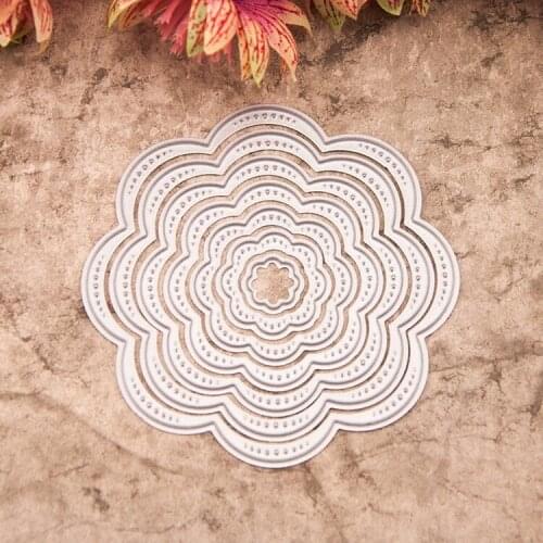 Metal flower frame cutting dies stencils for DIY Scrapbooking photo album Decorative Embossing DIY Paper Cards