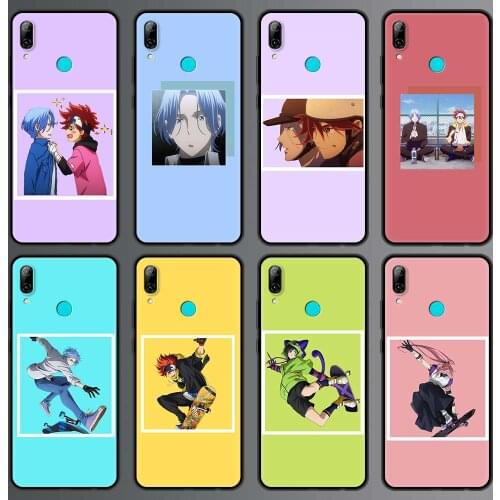 SK8 the Infinity Anime Cute Phone Case For Huawei P30 Lite P smart Z 2019 2021 Silicon Cover For P40 Lite E P20 Pro Soft Shell