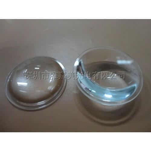 Power LED Glass lenses Diameter 43.5MM Plano convex led Lens, optical glass lens