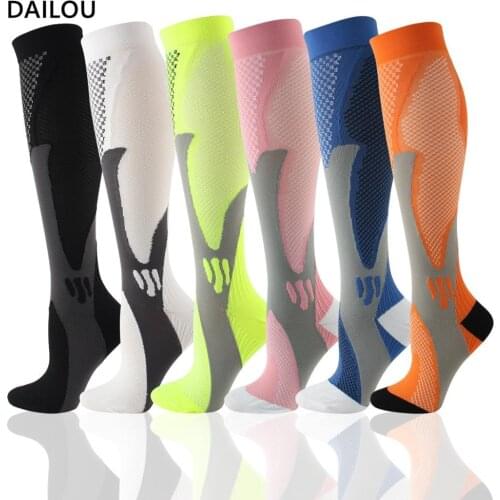 2021 High Quality Men Compression Socks Women Black Suitable Sports Anti-Fatigue Pain Relief Nursing Socks Gifts Winter Socks