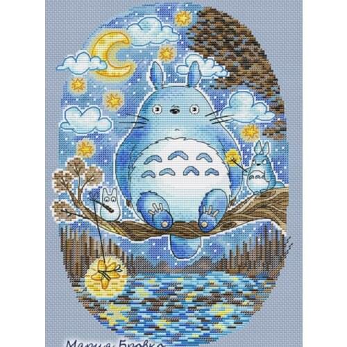 Longmao Cross-Stitch Canvas Set Needlework Floss Embroidery Joy Sunday Undefined Fabric Kit Handicrafts Toile Dmc Style Counted