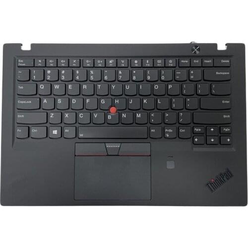 New original laptop US for 2018 Lenovo ThinkPad X1 Carbon 6th palmtop C cover Top cover with Touchpad backlit keyboard 01YR537