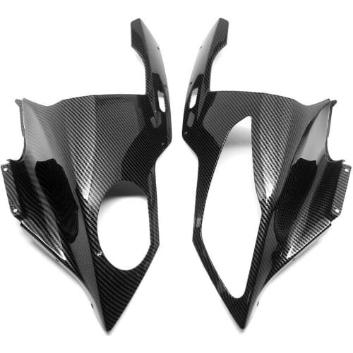 Carbon Fiber Pattern Upper Front Nose Headlight Cover Fairing for BMW S1000RR 2009-2014