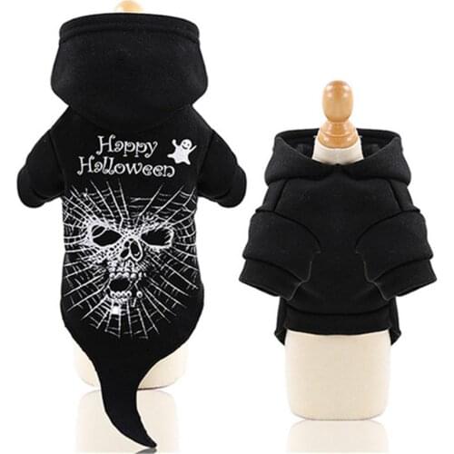 Pet Dog Clothes Halloween Dog Jumpsuit Pajamas Dog Coats Dog Clothing French Bulldog Chihuahua Puppy Knitted Coat Pet Apparel