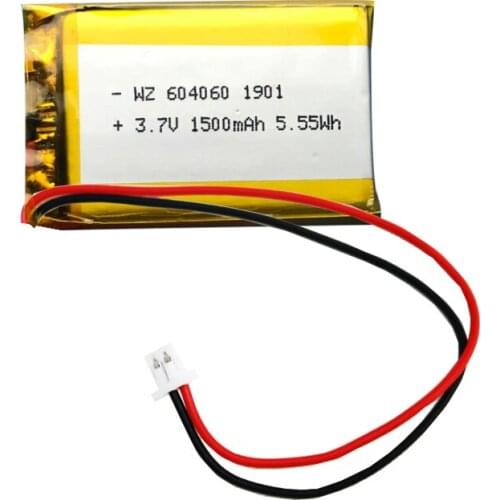 Factory direct 604060-1700mah heating gloves air purifier 3.7v rechargeable polymer lithium battery