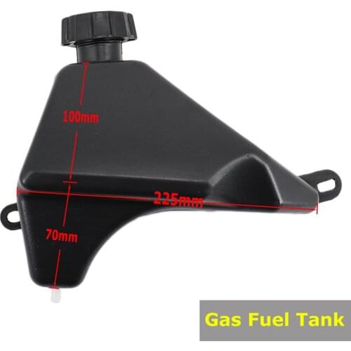 Motorcycl Plastic Gas Petrol Fuel Tank + Cap For 50cc 70CC 90cc 110cc 125cc Quad Pit Dirt Bike Small Bull ATV Buggy