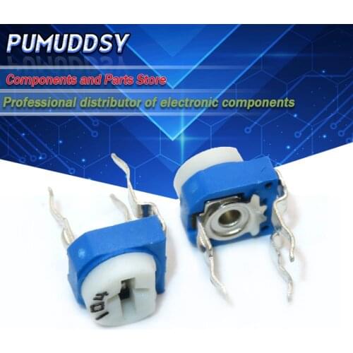 20PCS RM065 RM-065 10K ohm 103 RM065-103 Trimpot Trimmer Potentiometer variable resistor