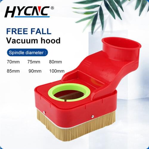 Cutting Machine Dust Cover CNC Milling Machine Spindle Woodworking Tools Dust Suction Dust Cover Pressure Wheel Dust Collection