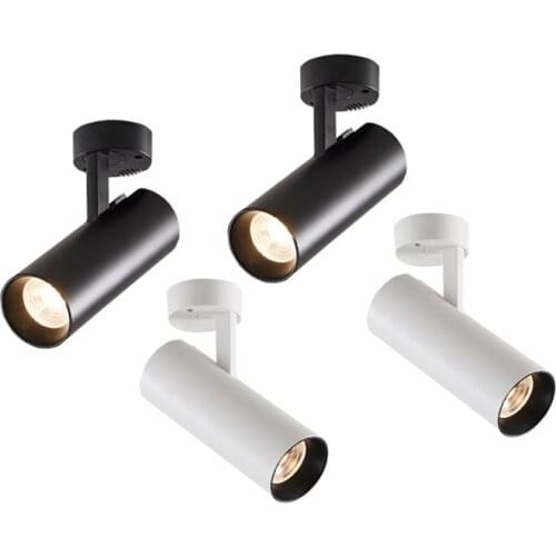 Surface Mounted LED Downlights Foldable 360° Rotatable COB Ceiling Spot lights 12W 20W 30W LED Lamps Background Wall Lighting