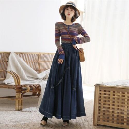 Transmitone Denim Skirts For Women