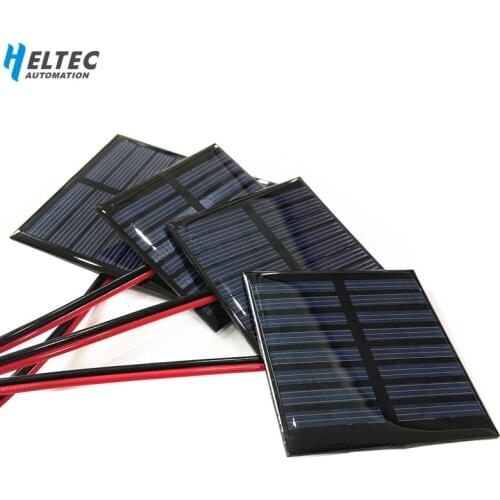 High Qaunlity Min Solar Panel 5V 5.5V 1W 1.6W 150mA 160mA 200mA 250mA 500mA DIY Solar kit/Battery Cell Phone Charger with cable
