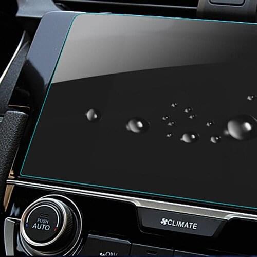 Hot 7 Inch Tempered Glass Car Navigation Screen Protector LCD Touch Display Film Protector Universal Car Interior Accessories