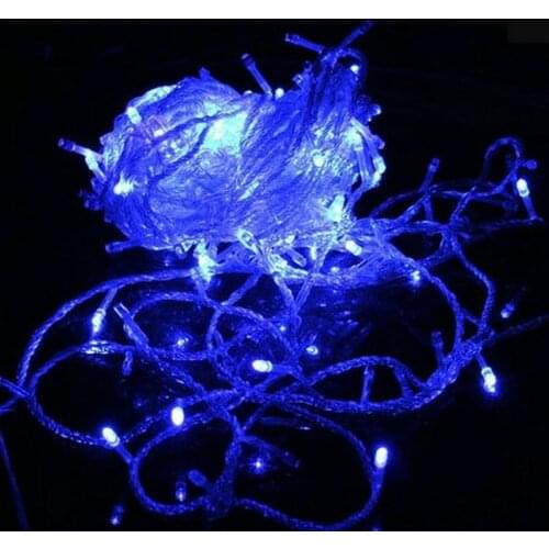10PCS/LOT 200 LED 20M String Fairy Lights Christmas Xmas 64ft Xmas Garden Garland decoration Wedding party Decor 8 COLORS OPTION