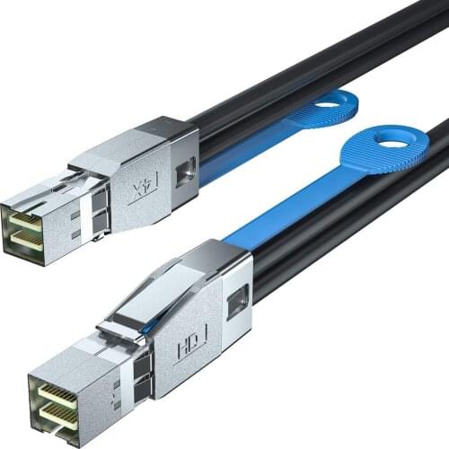 12G External Mini SAS HD SFF-8644 to SFF-8644 Cable, 1-m(3.3ft)