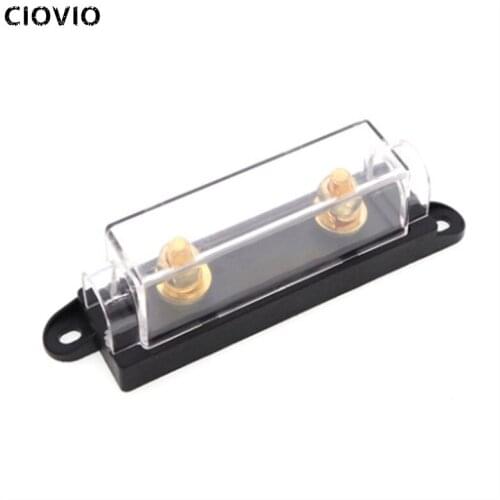 CIOVIO 5pcs Fuse Holder Bolt-on Fuse Automotive Fuse Holders Fusible Link Automobile truck forklift fork bolt fuse box bolt type