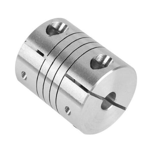 6x6mm CNC Motor Jaw Shaft Coupler 6mm To 6mm Flexible Coupling D*L= 20x25mm