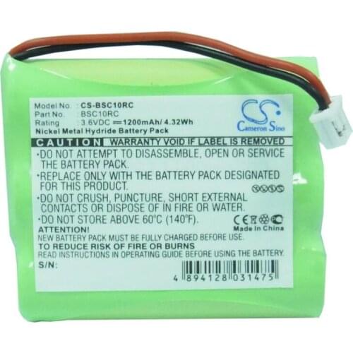 Cameron Sino 1200mah battery for ASCOM Linga for BINATONE Unit1 for KENWOOD Martin Dawes MD110 Primo IS-C10 for RADIX City 40