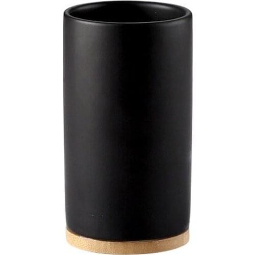 Bamboo Bathroom Tumblers Teeth Brushing Cup Bathroom Emulsion Container Kitchen Tableware Dishwashing Liquid Container