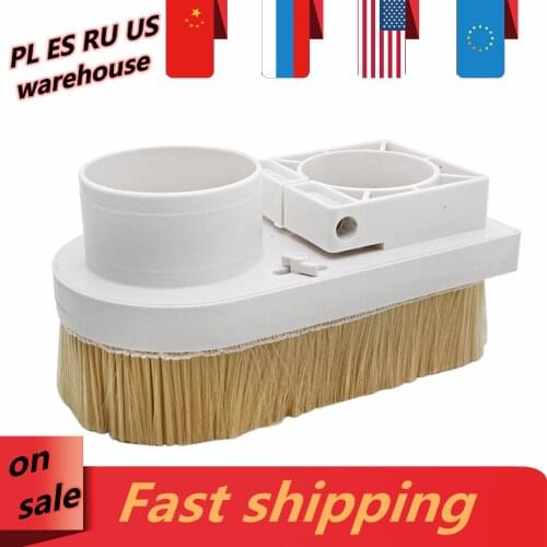 Woodworking Spindle shoe 70mm 75mm 80mm 90mm 100mm Dust Collector Dust Cover Brush For CNC Spindle Motor Milling Machine Router
